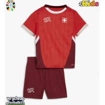 Switzerland Replica Home Minikit Euro 2024 Short Sleeve (+ pants)